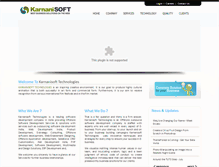 Tablet Screenshot of karnanisoft.com